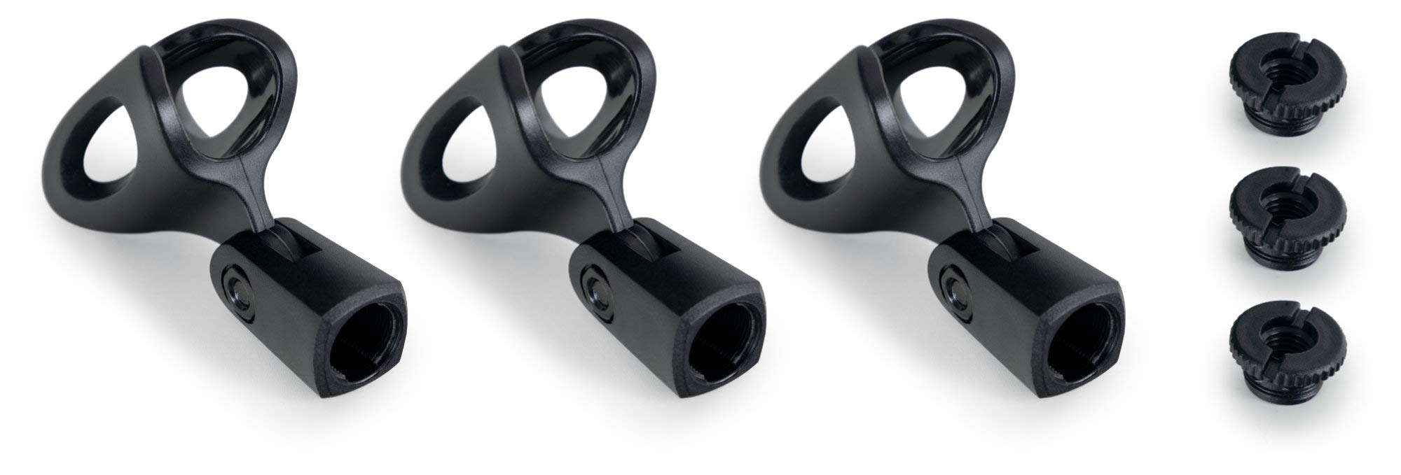 Pronomic DM-58-C Micrófono Vocal Set Inicial de 3, Cápsula: dinámica | Micrófonos universales para voz y canto, También aptos para captación de instrumentos, Sonido extremadamente equilibrado