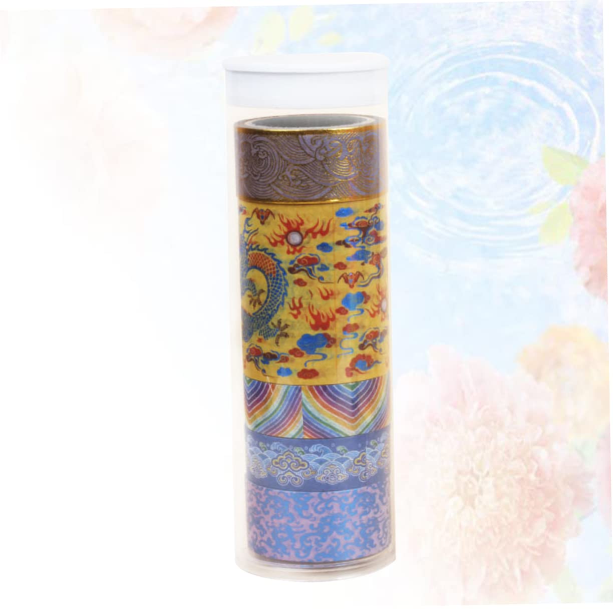 STOBOK 3stücke Washi Tape Mit Drachenmotiv Dekorative Klebebänder Für Scrapbooking Geschenkpacks Und Bastelprojekte Teiliges Für Junge Mädchen Und Mädchen