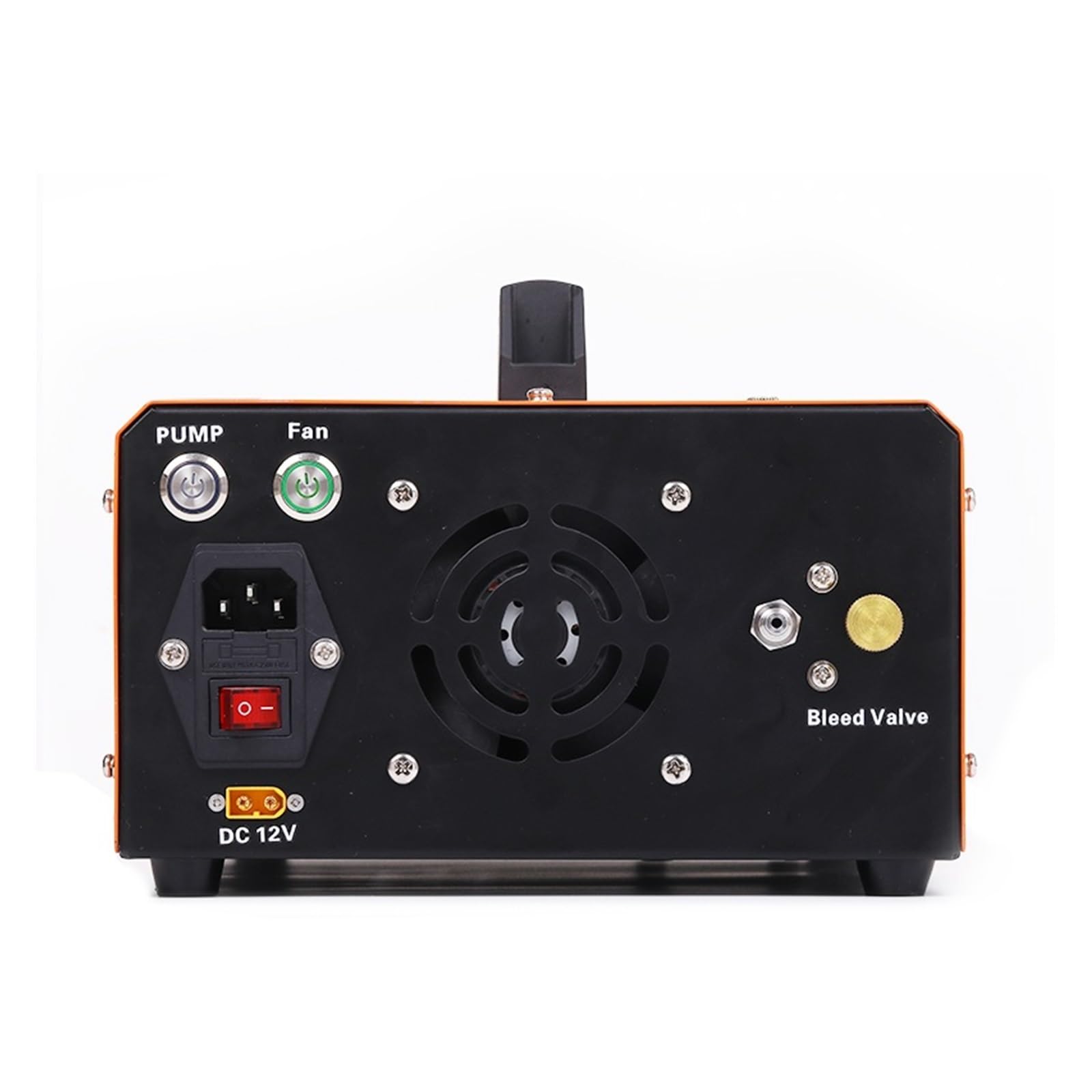 Sprężarka powietrza, 4500Psi PCP pompa głębinowa sprężarka powietrza 300Bar wysokociśnieniowe karabiny pneumatyczne 12V nurkowanie 30MPA inflator strzelanie(Brown)