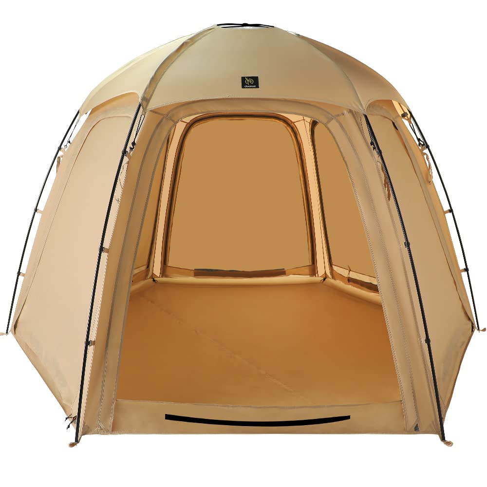 Amazon | deerestガーデンテントRain Melodie六角形ドムテント 3 人用