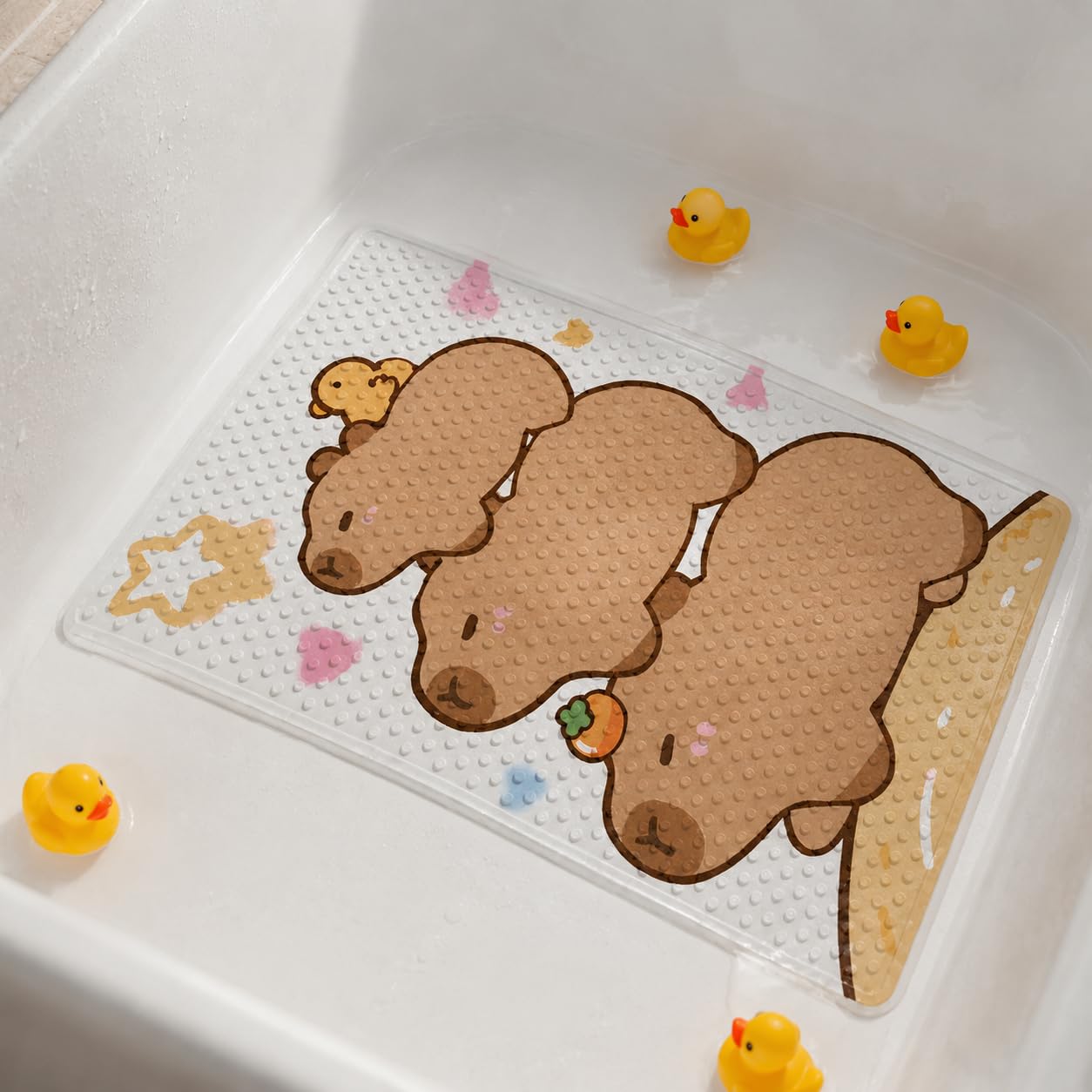 Tappetino da Bagno Antiscivolo in PVC, color to 4, 60x90cm | Ventose per fissaggio, Tappetino da vasca, In ambienti domestici, Per la famiglia moderna