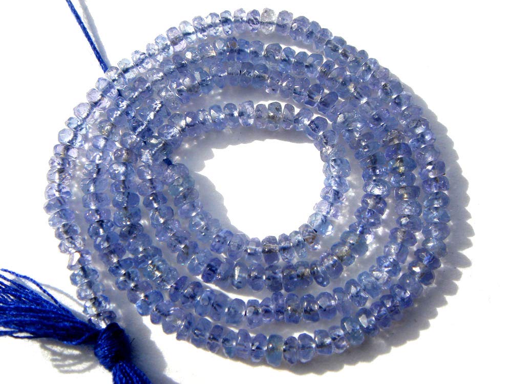 Perles de Tanzanite pour collier à faire soi-même et créations de bijoux bohèmes chic