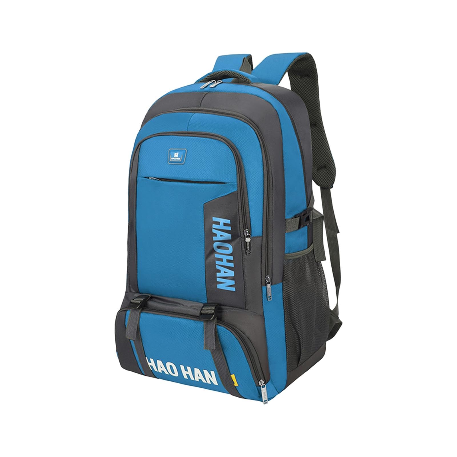 Men Backpack with Zipper Water Resistant Knapsack for Street Shopping Hiking Blue | Clothing, Shoes & Accessories | Mens Accessories | Backpacks, Bags & Briefcases-image-47