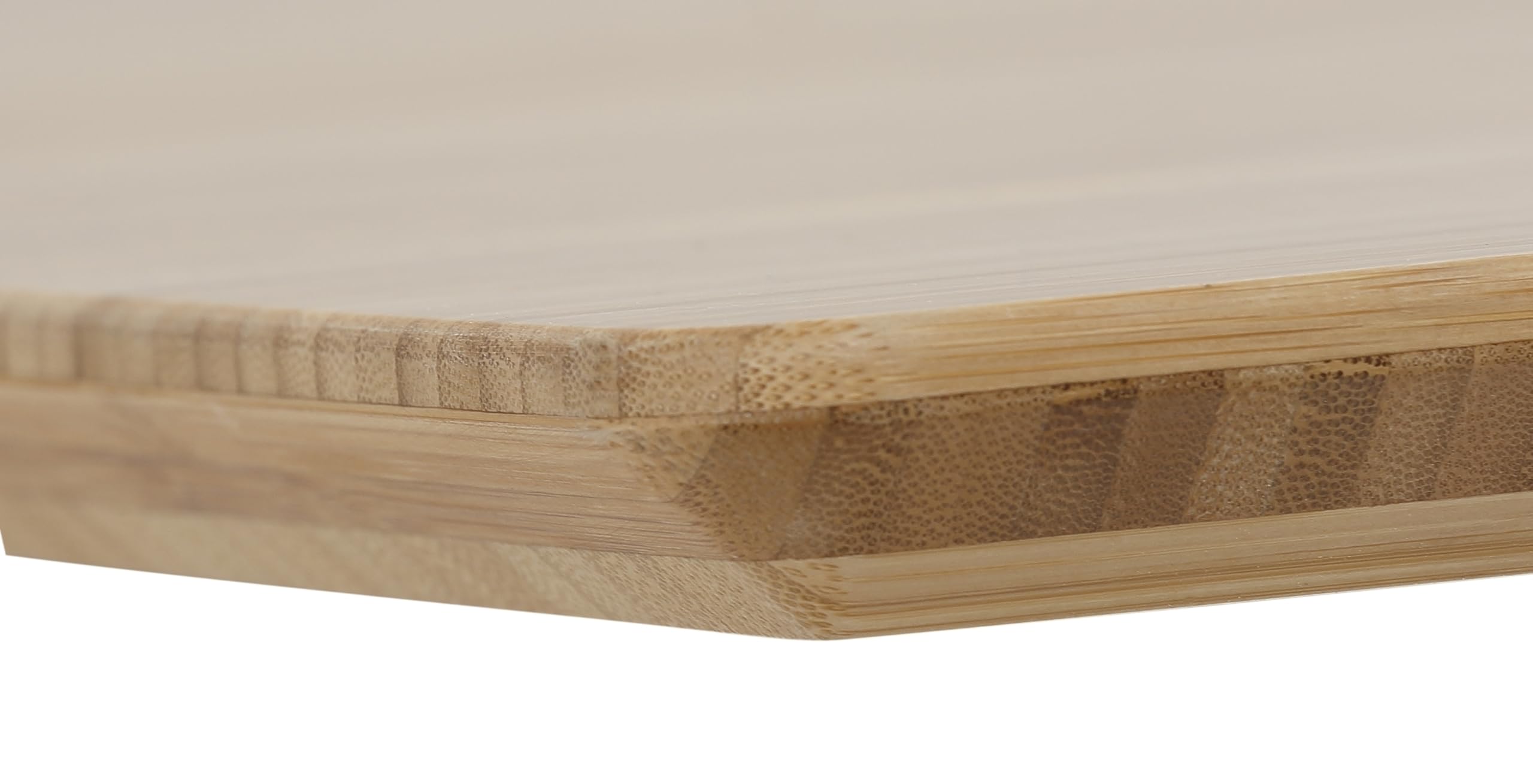 möbelando Schreibtisch >e-Desk< elektrisch verstellbar 150x 72-120x80 cm in Bambus/Anthrazit, Ergonomisch für gesundes Arbeiten, Stufenlos mit LED-Anzeige, Stoß- und Kratzfest, Made in Germany