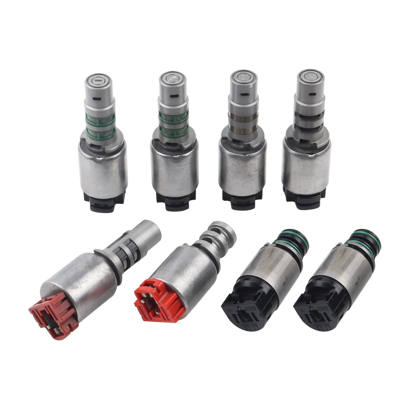 Photo 1 of SAOKNCE 8Pcs 6-Speed Transmission Shift Solenoid Kit Compatible with Hyundai Elantra Sonata Grandeur Tucson Veracruz,Kia Forte Optima Sorento Soul Lotze Sportage Replace# A6LF1 A6LF2 A6LF3 A6MF1 A6MF2