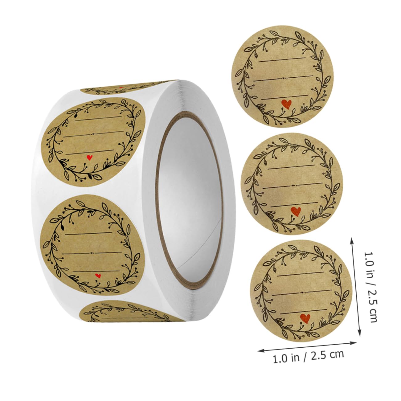 DOITOOL 4 Set Adesivi Sigillanti Rotondi Adesivi Decorativi Per Confezioni Etichette Per Dolci E Regali Facile Applicazione E Rimozione Residui Design Per Barattoli E Sacchetti 2 * 4