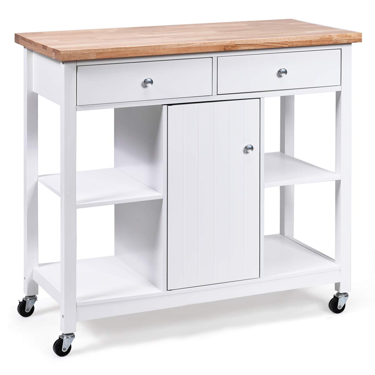 Buy Giantex Kitchen Island on Wheels Kitchen Carts with Storage and