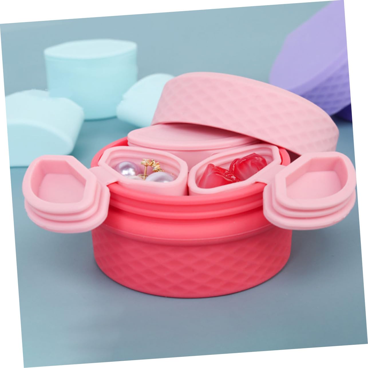 MAGICLULU 3 Set Di Borse Da Viaggio Per Il Trucco Cucchiaio Dimensioni Compatte Portatili Leggere Perdite Flacone Per Crema Cosmetica