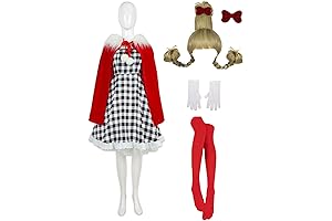 Cindy Lou Who Christmas Hooded Robe Costume for Women and Girls
