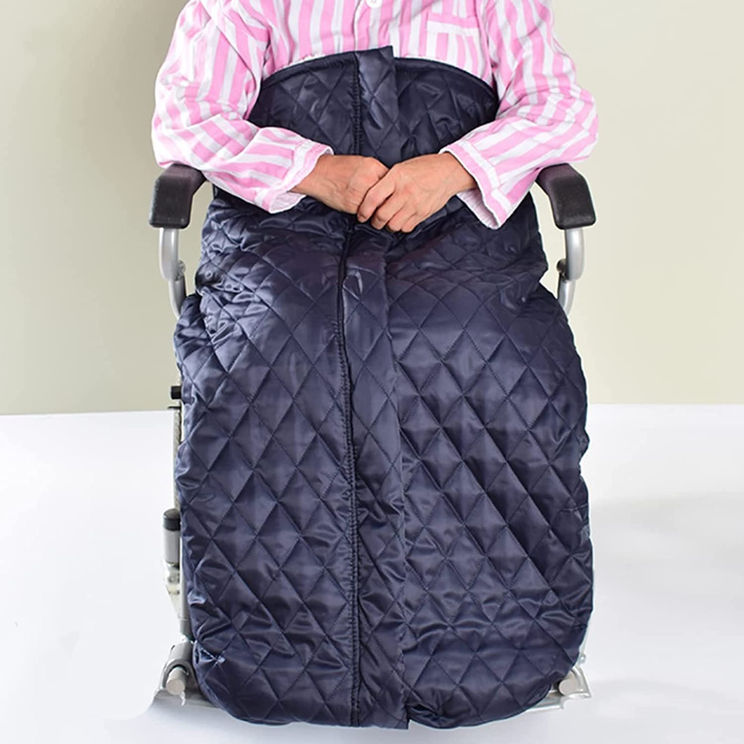 Manta de Invierno para Silla de Ruedas de Adultos, Forro Polar Grueso, Impermeable, acogedora, Universal, para sillas de Ruedas manuales y eléctricas, Lavable a máquina.
