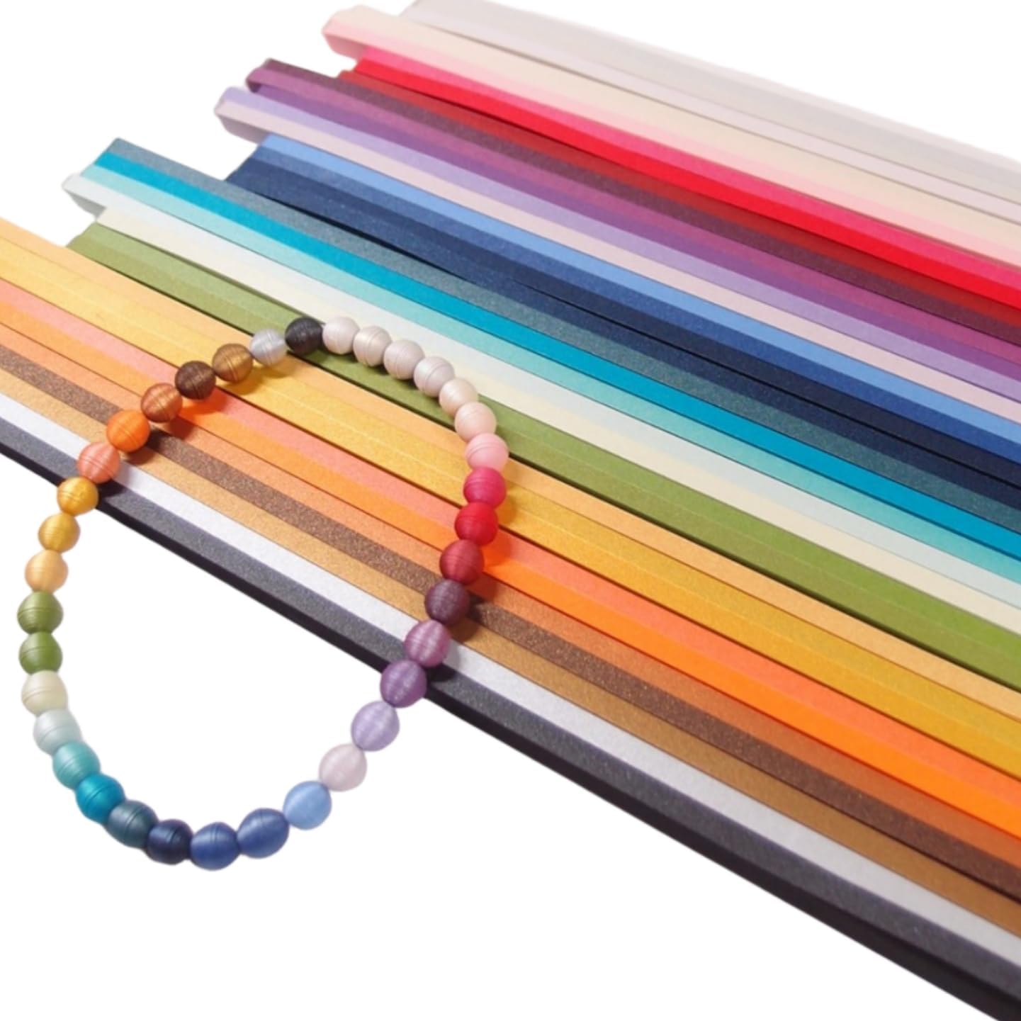 Quilling Paper Metallic Paper Strips 3mm Roll for Craft Card Making Single Color Quilling Strips 1/8inch 60Pcs by ODETOJOY (Black) image 3