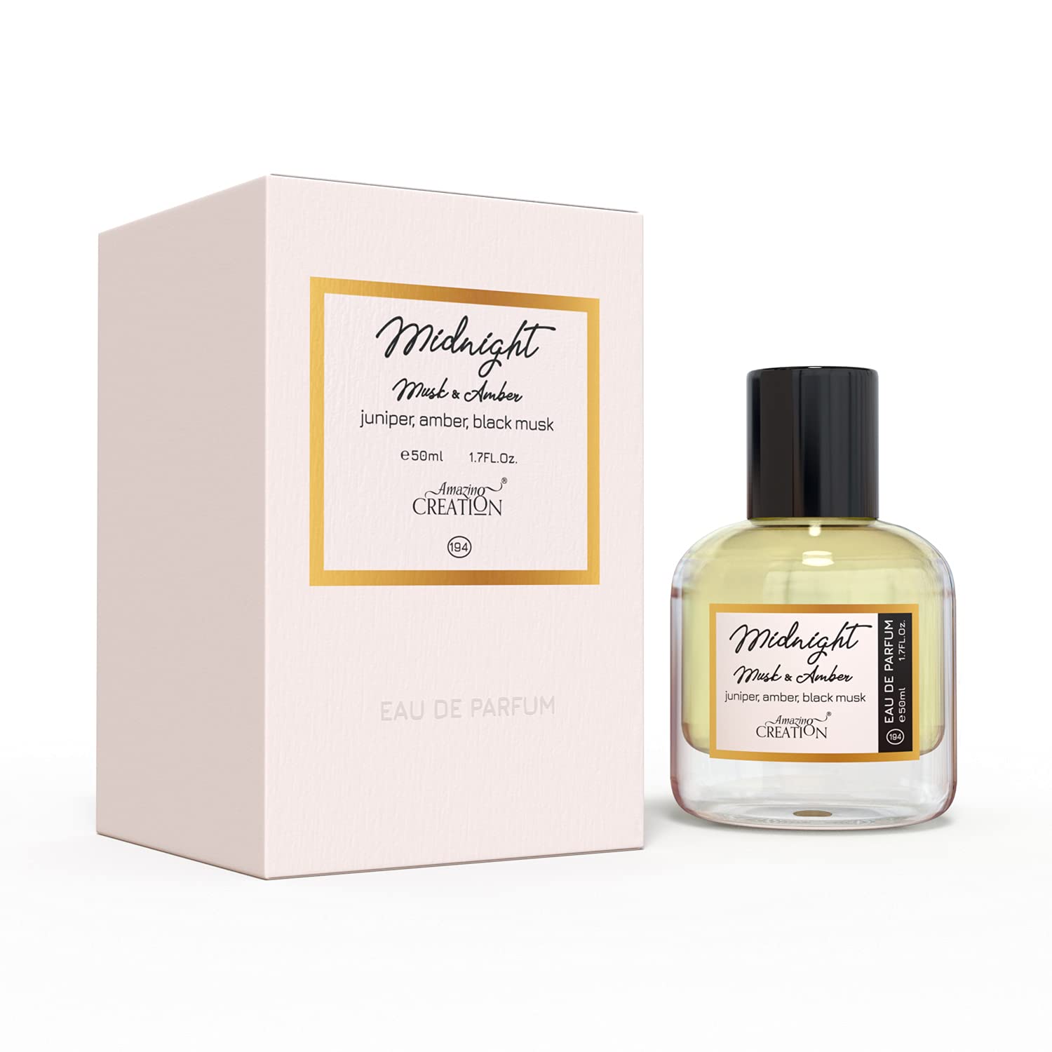 Amazing Creation Midnight Musk & Amber Perfume For Unisex EDP 50ml PFB0194