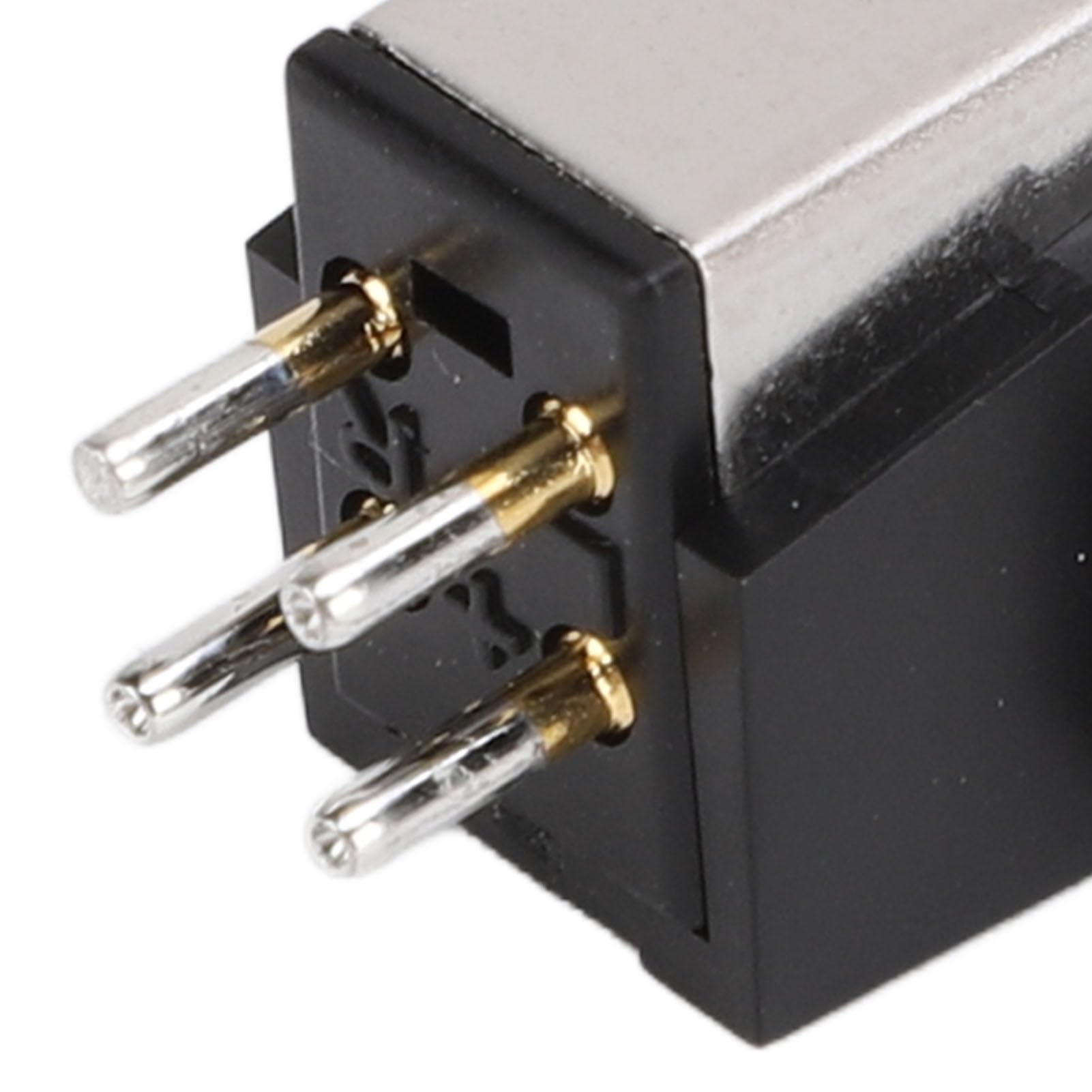 Goshyda Cartuccia per Giradischi Magnetica, Cartuccia per Giradischi AT‑VM95C Sostituzione Cartuccia per Giradischi con Magnete Mobile Ad Alta Precisione, Ago per Giradischi Magnetico