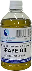 Óleo Vegetal De Semente De Uva 100% Puro E Natural 500ml