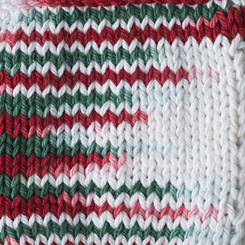 Image of Lily Sugar 'N Cream The Original Ombre Yarn, 2oz, Gauge 4 Medium, 100% Cotton, Mistletoe - Machine Wash & Dry (Pack of 2)