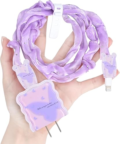 CameCosy Protector Set Compatible for iPhone Charger Plug, Phone Charger Protect