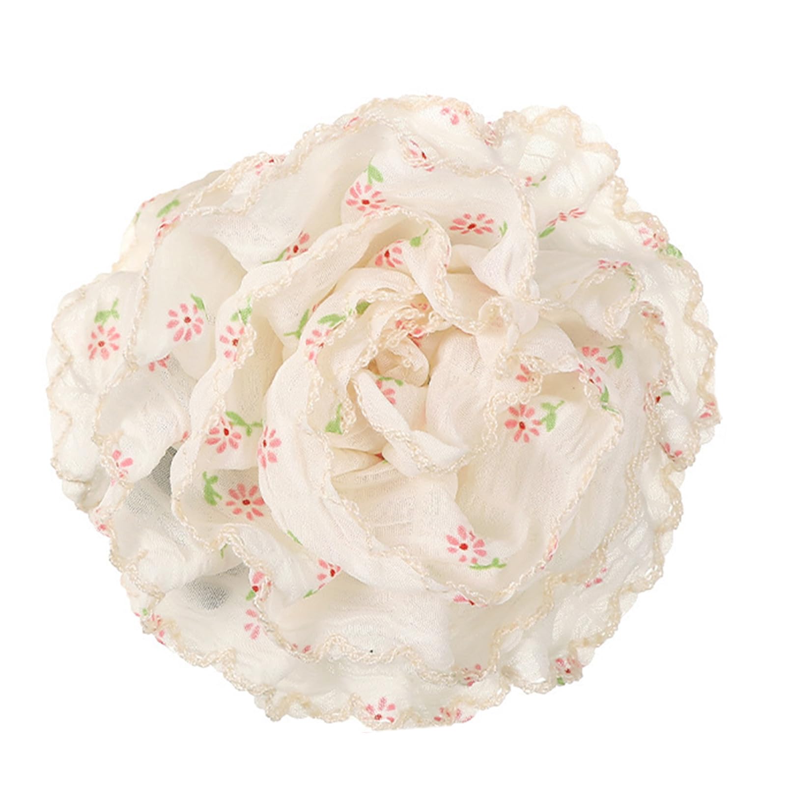 MICFENY Green Plaids Floral Designs Hair Clip Practical Hairpin Gentle On Hair Suitable For Travel And Commuting