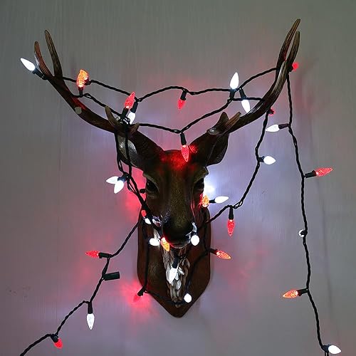 Miniatura 7 de Brizled - Luces facetadas conectables de 120 V con certificación UL, para interiores y exteriores, para decoración de árbol de Navidad, fiestas,