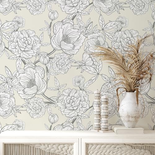Papel tapiz floral bohemio para decorar la guardería del bebé 5