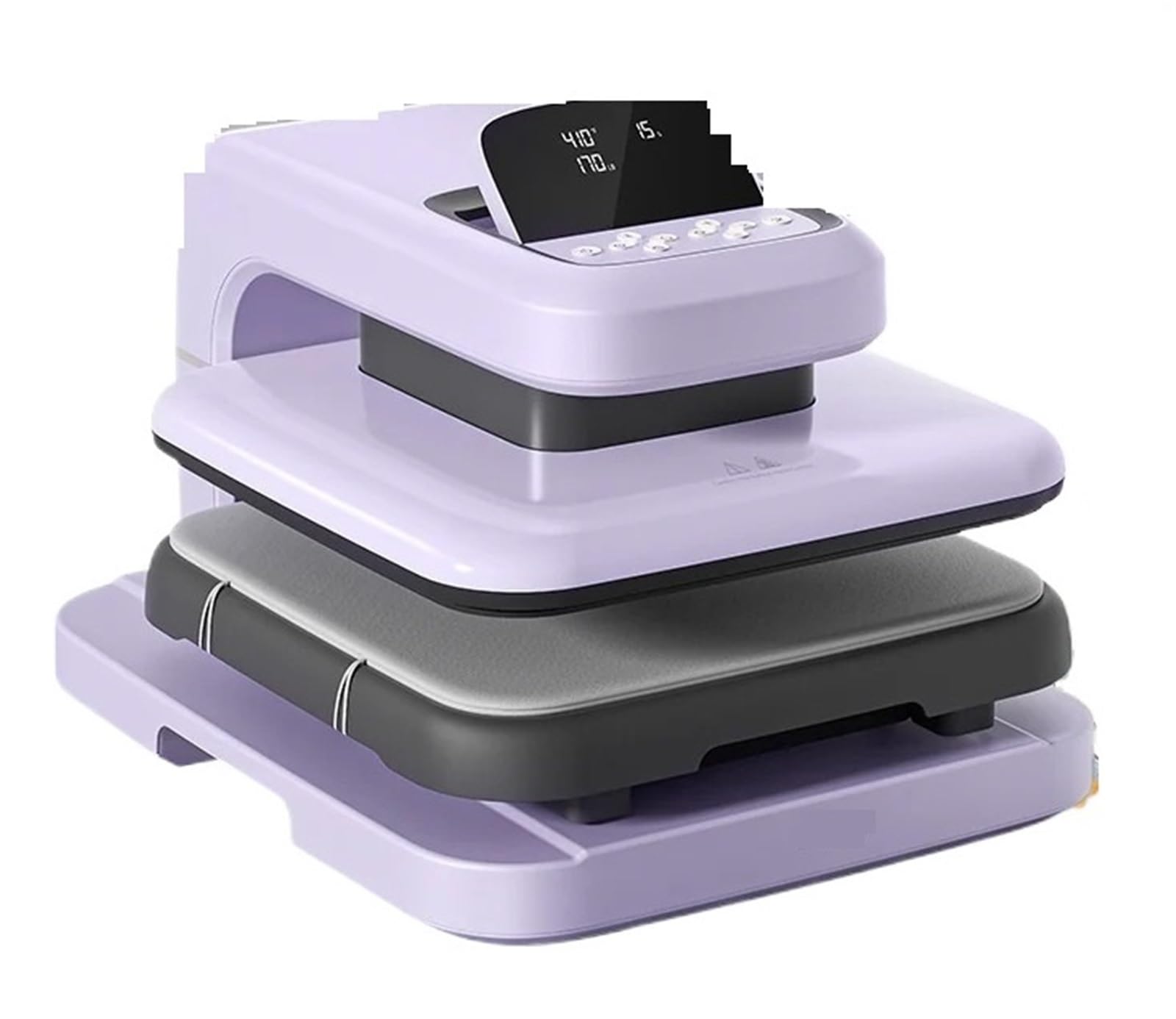 CVFRDD Hot Stamping Machine Kit Heat Press Machine Digit 15x15 Sublimation Essential Bundle For T Shirts(B)