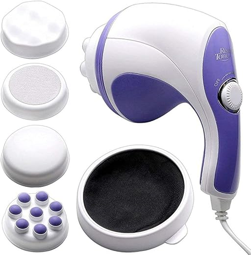 RFV1 Relax And Spin Tone Full Body Massager Machine | Full Body Massager for Muscles Relief Weight Stress Reduce