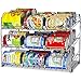 Amazon.com: SimpleHouseware Stackable Chrome Can Rack + 2 Tier Spice ...