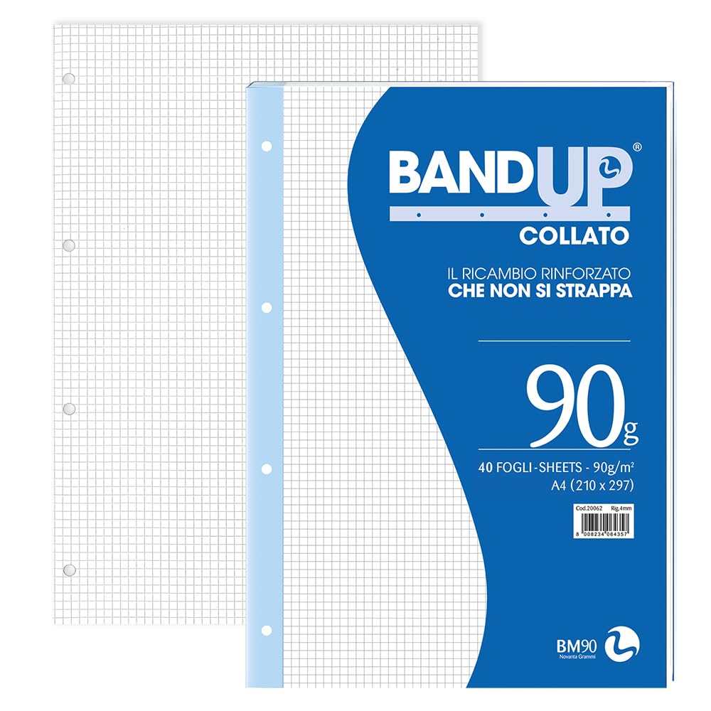 Blocco Notes Derby BM BeMore - Confezione Da 10 Pezzi, Formato A4, Carta 60g/m², Rigatura 5mm - Foto 10