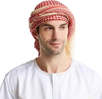XINNI Arabic Wool Headcover Muslim Turban Islamic Fleece Headwear Scarf for Men