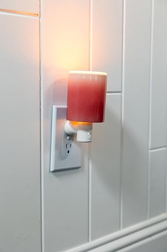 Miniatura 6 de Happy Wax Dawn Outlet - Calentador de temporizador para cera perfumada, enchufe de pared de cerámica compacto con temporizador, para fragancia del