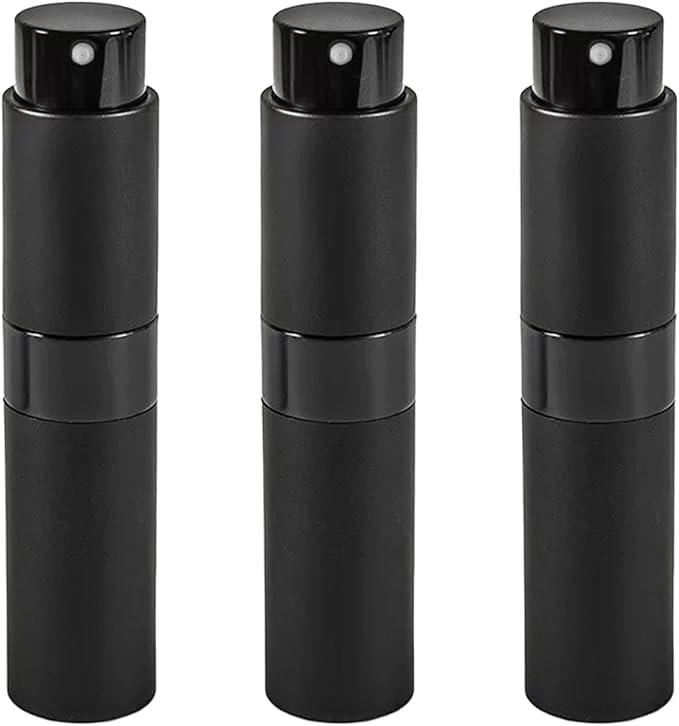 Atomizador de perfume, 3pcs de 8 ml botellas rociado perfume recargables, dispensador bolsillo viaje, botella presione para mujeres botella spray para hombres