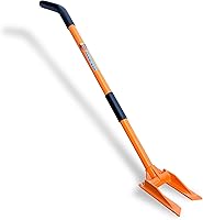 GUTSTERTOOLS 48" Heavy Duty Demolition Pry Bar & Crowbar - Round Handle Nail Puller for Contractors, Firefighters & Renovations