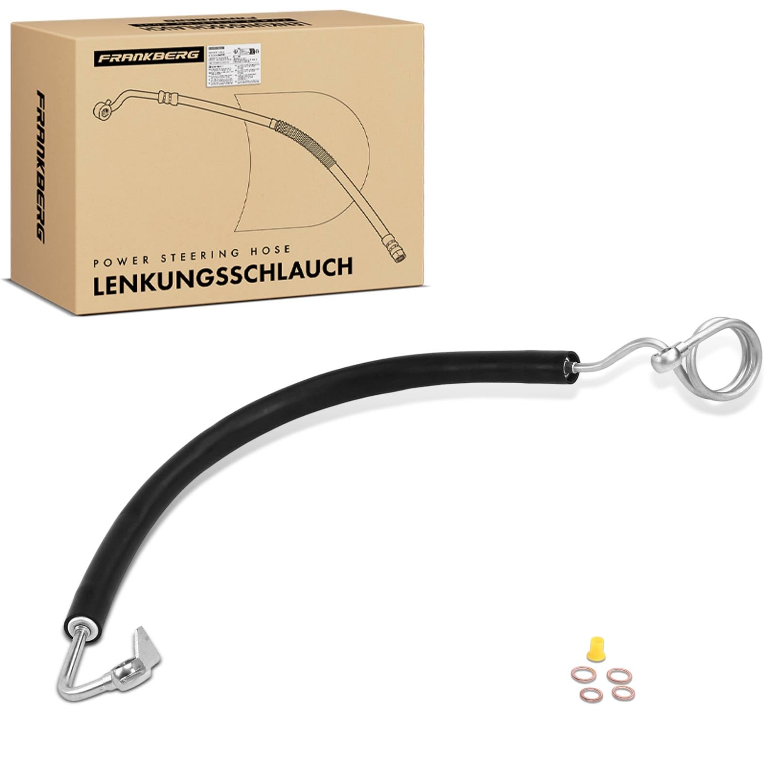 Frankberg Manguera de dirección asistida Compatible con A4 8E2 A4 Avant 8E5 A4 Avant 8ED A4 8EC A4 Cabrio 8H7 Replace# 8E1422893DB