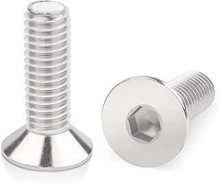 100Pcs M3 (3mm x 8mm) Hex Socket Countersunk ...,