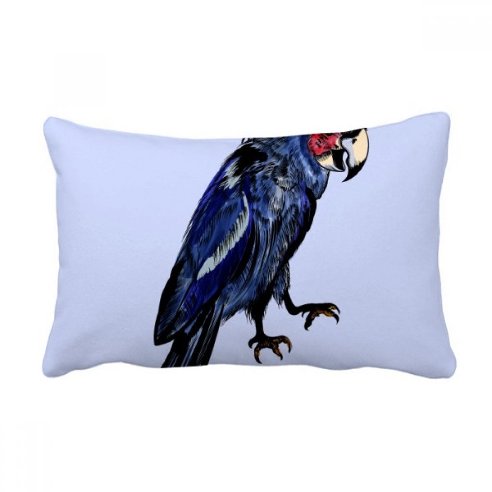 Oreiller lombaire oiseaux pour canapé et décoration de salon multicolore