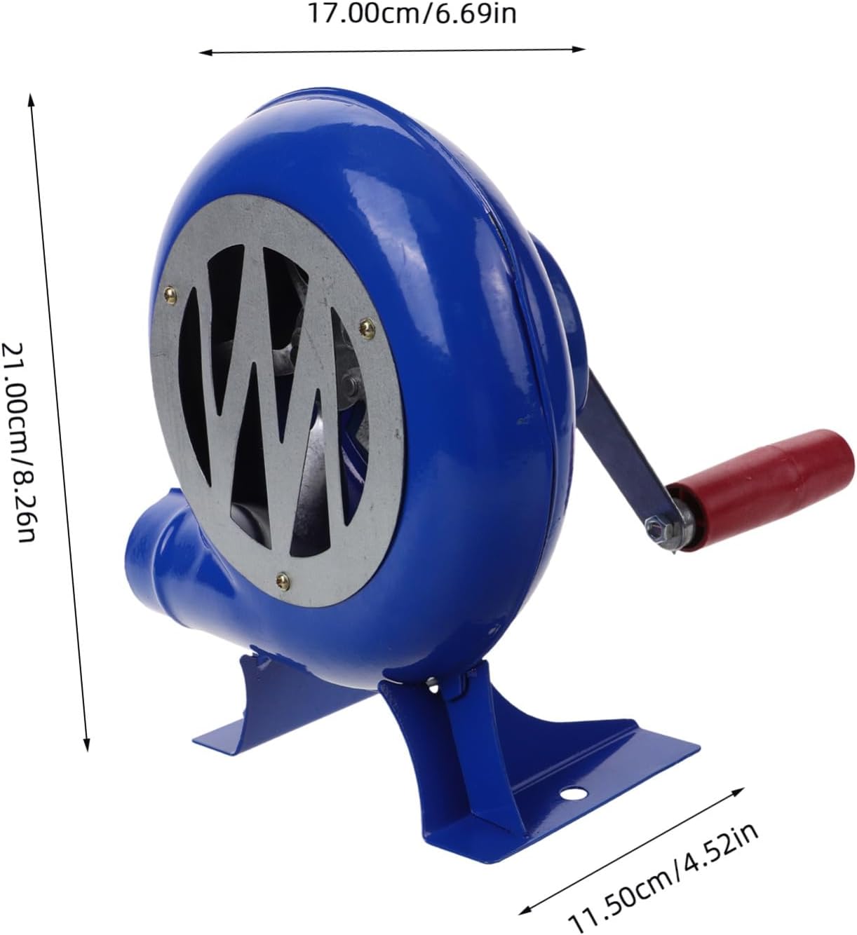 Handheld Barbecue Fan Portable Outdoor Air Fire Blower with Small Manual Grill Blower Equivalent to 120w for Camping and Home Use