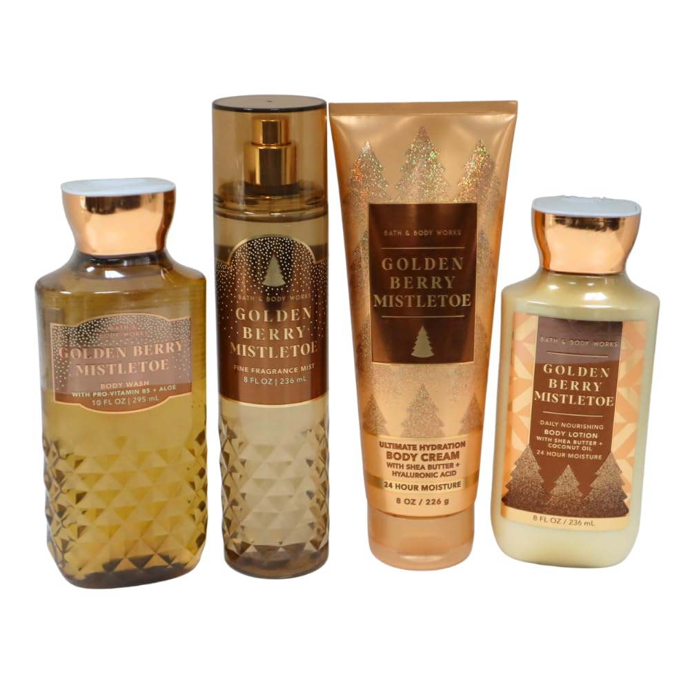 BATH AND BODY WORKS GOLDEN BERRY MISTLETOE