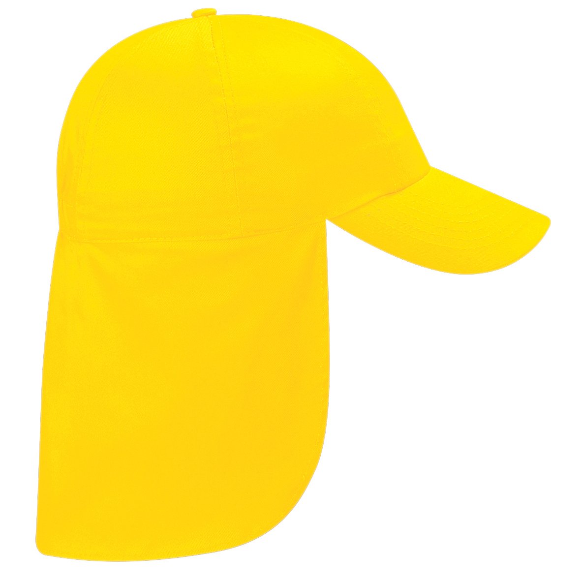 Beechfield Junior Kids Unisex Plain Legionnaire Cap (One Size) (Yellow)