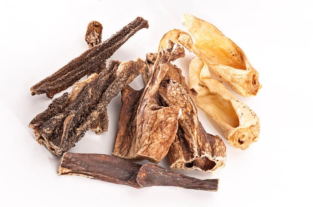 mascota vital - Natürliche Hundesnacks – schonend getrocknete Kausnacks aus 100 % Fleisch – ohne Zusatzstoffe – bekömmlich & artgerecht – ideal für Training, Zahnpflege & Beschäftigung