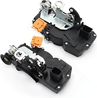 Saihisday 2Pcs 931-108 Rear Door Lock Actuator Motor, Rear Left and Right Door Lock Actuator Replacement for Chevy Silverado Replacement for GMC Sierra Yukon Replacement for Cadillac Escalade