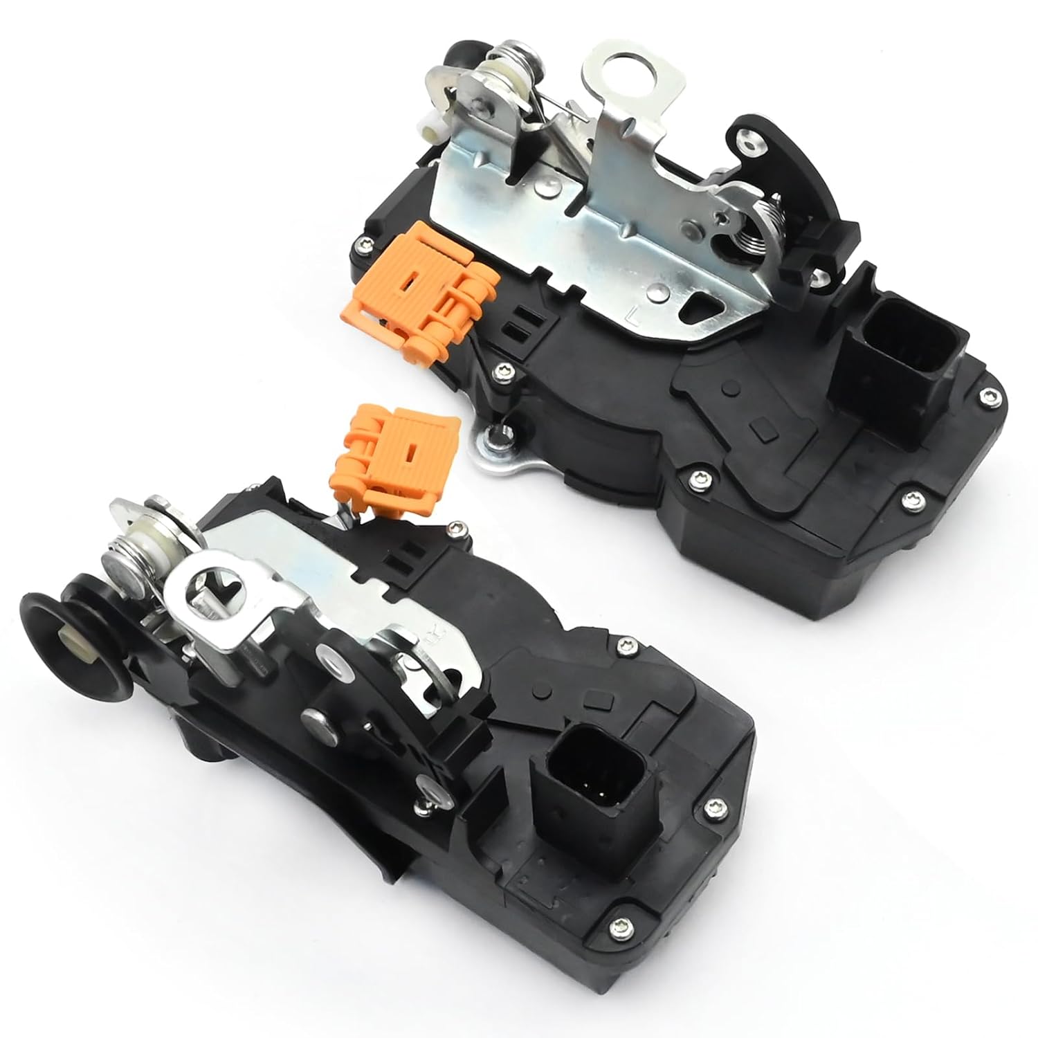 2Pcs 931-108 Rear Door Lock Actuator Motor, Rear Left and Right Door Lock Actuator Replacement for Chevy Silverado Replacement for GMC Sierra Yukon Replacement for Cadillac Escalade