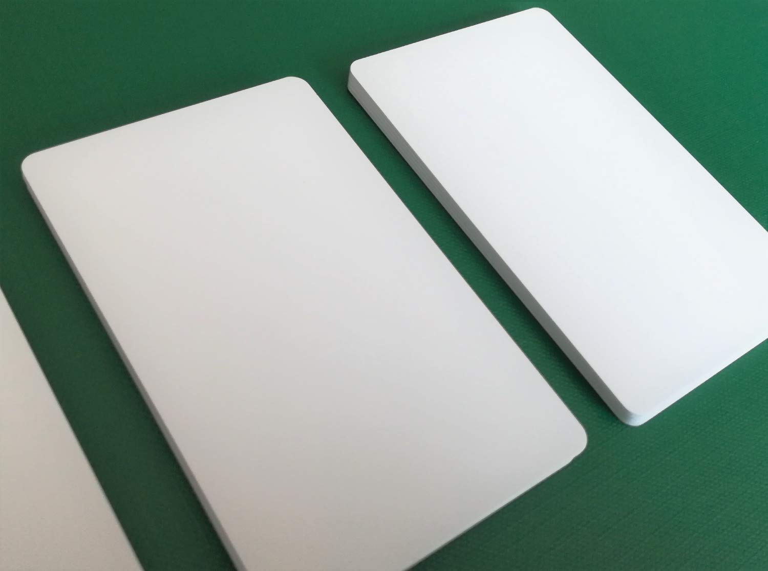 100 Premium Plastikkarten/PVC Karten Weiss, 1-5000 Stück, Rohlinge, blanko, Kartendrucker, NEU! (100), BLAWEI100, 85 x 54 x 0,76 mm