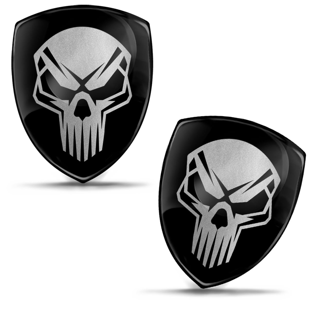 Biomar Labs 3D Domed Car Stickers – Motorcycle, Helmet and Bumper Stickers – Self Adhesive Decorative Decals with Resin Dome for Vehicles and Accessories (KS 55)