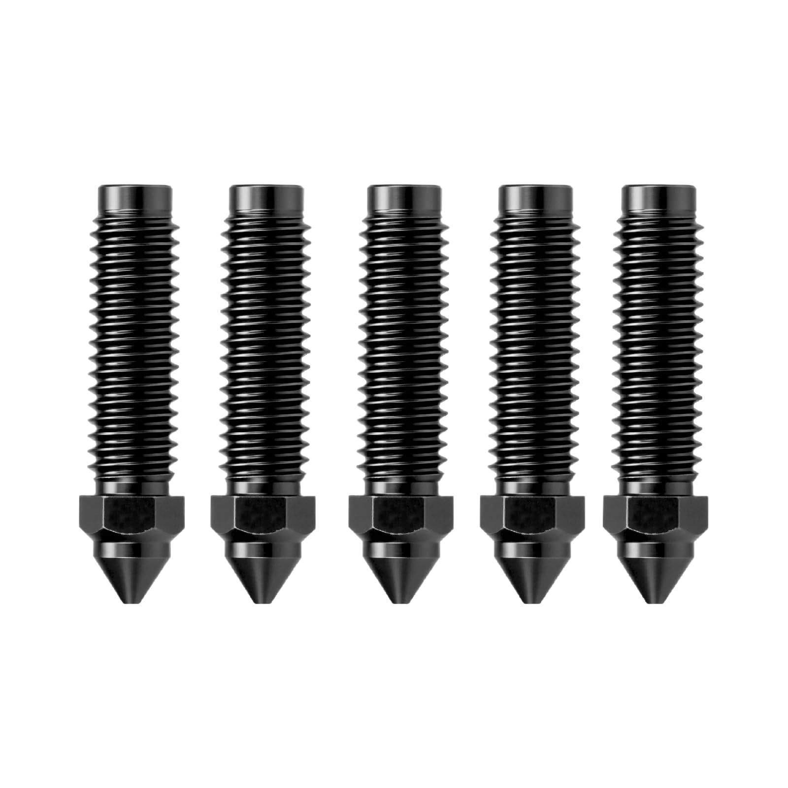 1 pcs Düse Bimetall gehärtet 0.2/0.4/0.6/0.8mm Messing Hotend | für 3D-Drucker; Typ: Düse(0.8mm; 5PCS Hardened Nozzle)