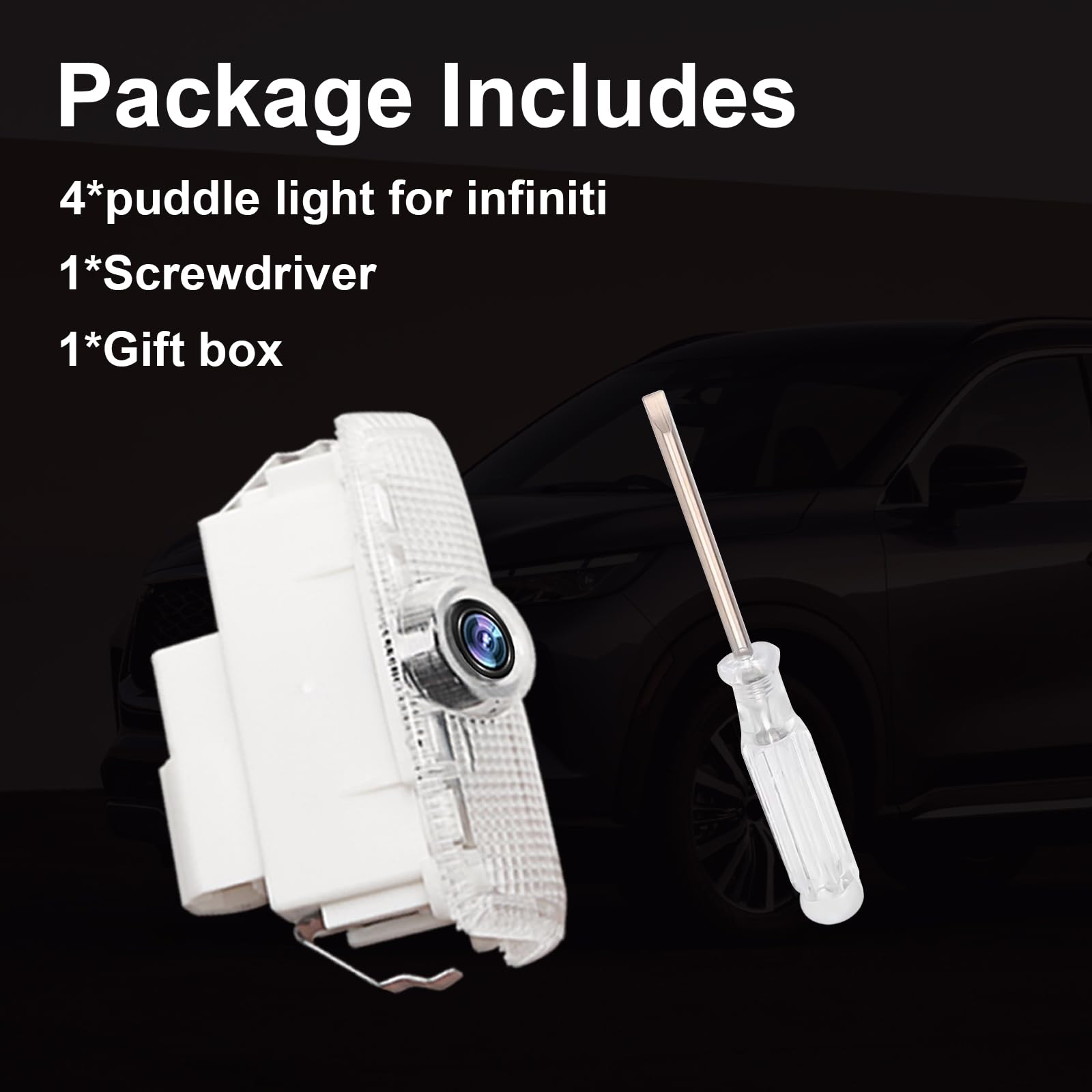 Amazon.com: 4PCS No Fade Car Door Light Logo Compatible for