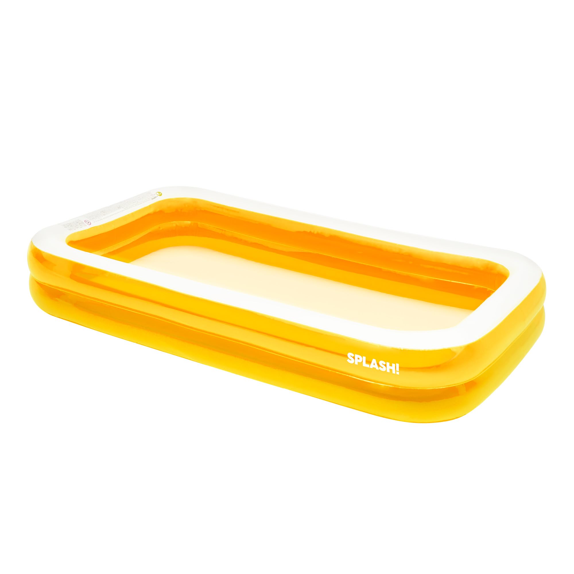 SPLASH! 10ft Inflatable Swimming Pool - Quick Set Rectangular Inflatable Pool Garden with Durable Vinyl, Fast Inflation, Safety Valve, Hose Adaptor - Outdoor Paddling Pool for Kids and Adults โ image 1