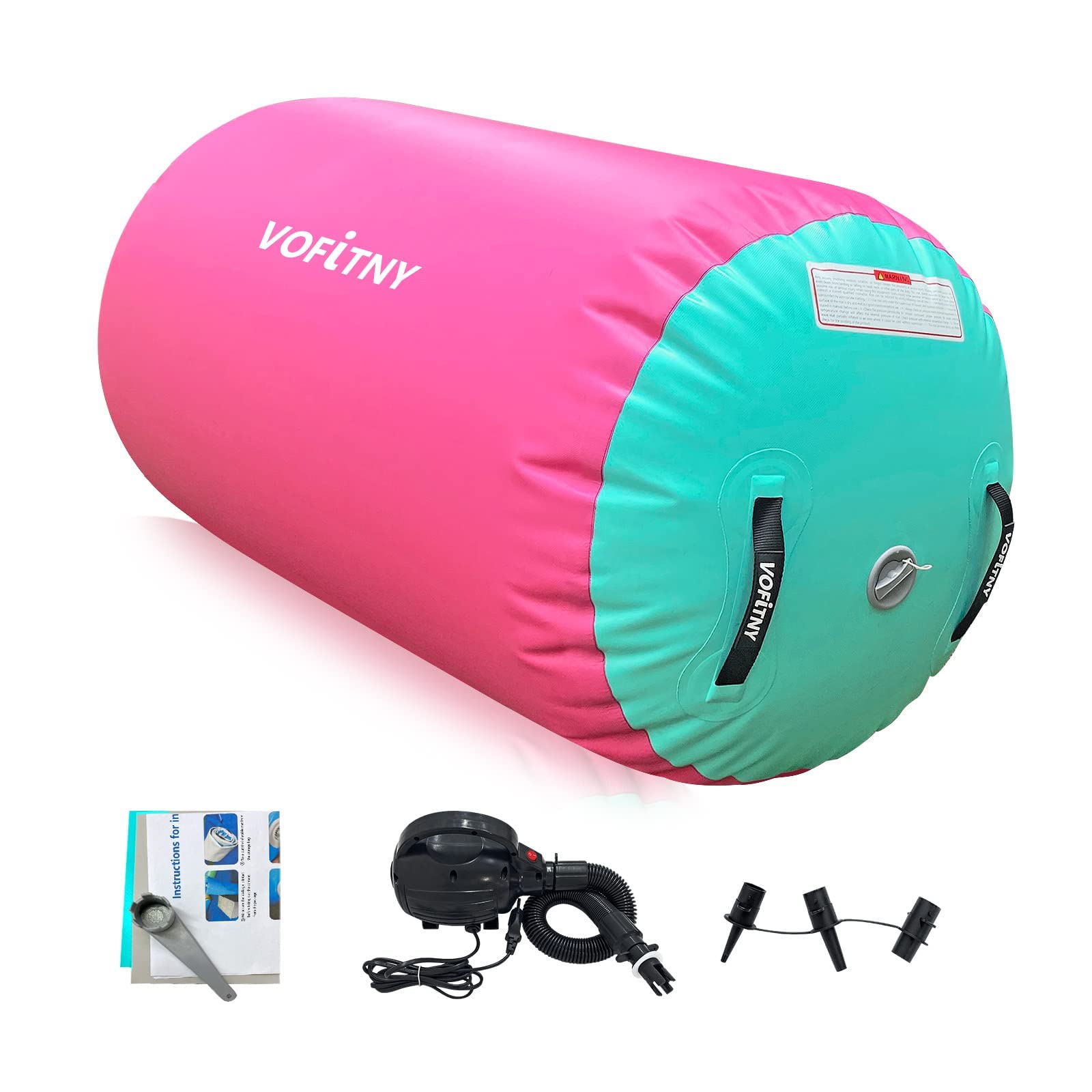 All Purpose Gymnastics Mat 6.6/10/13/16/20 ft Sturdy Inflatable Tumble Track for Home/Gym