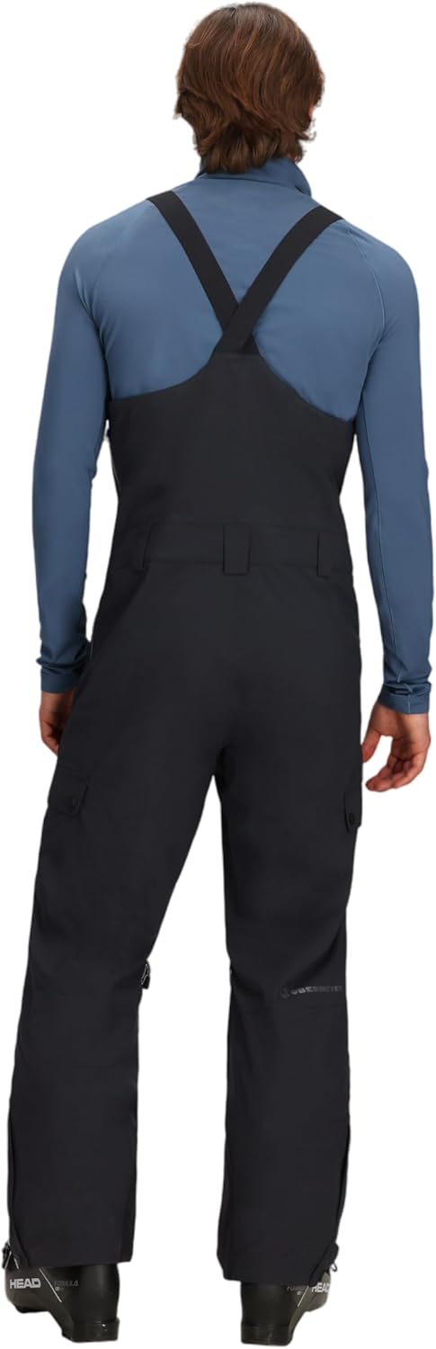 Obermeyer Mens A.M.F. Ski Bib Pants, 20K mm Waterproof Breathable and Insulated, 2-Way Stretch Shell - Image 3
