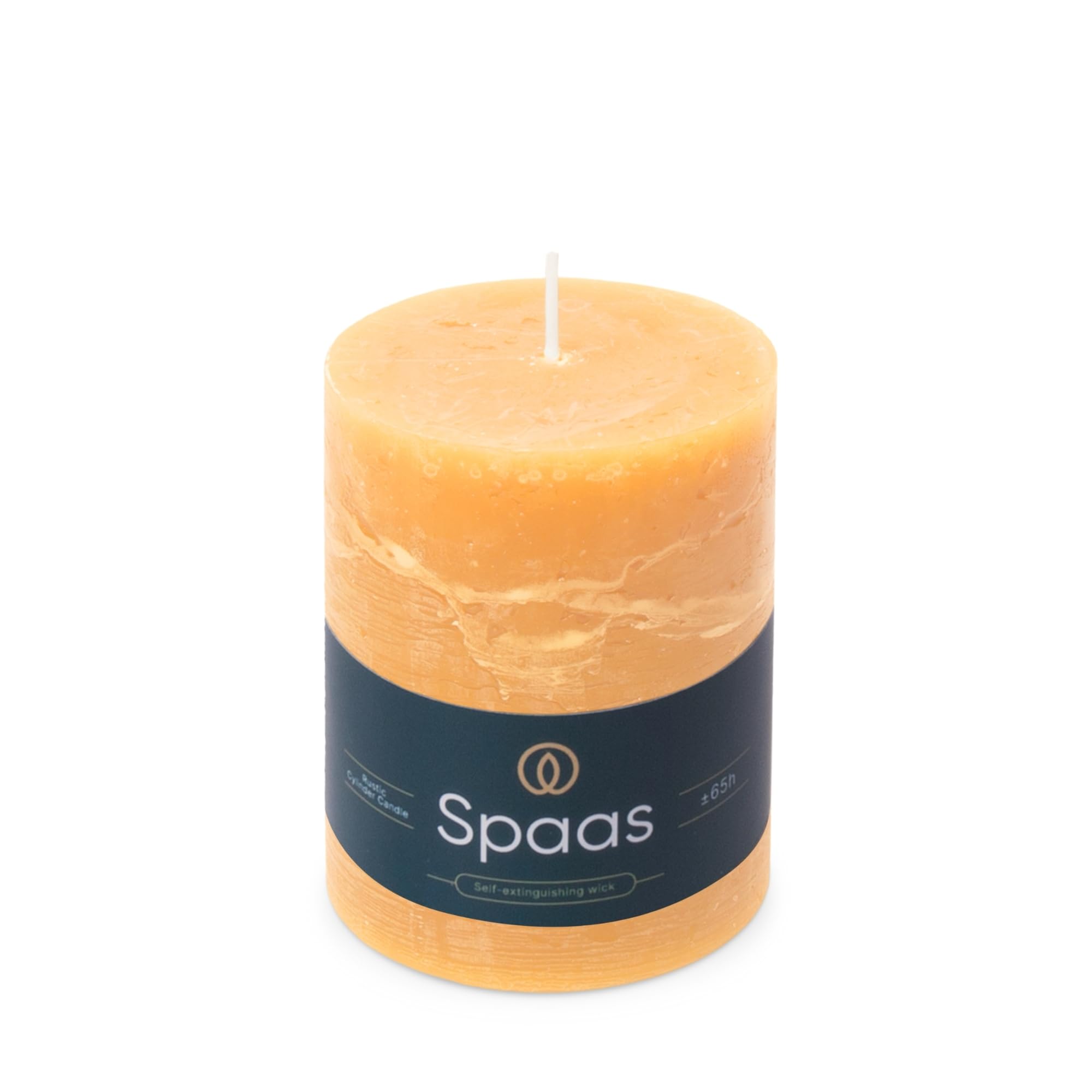 Spaas Rustic Pillar Candle 80/110 mm 65h, Sand
