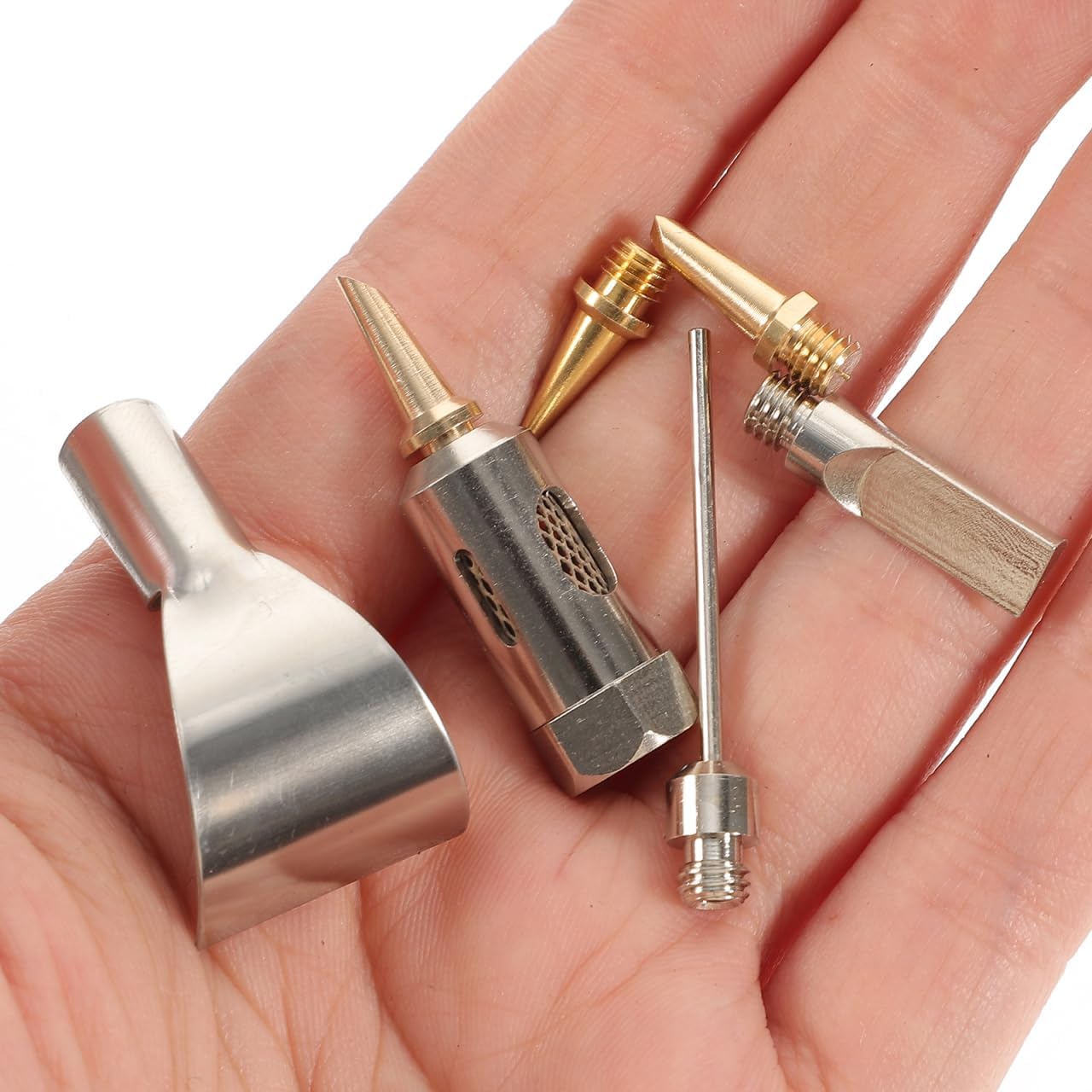 SEWACC Butane Soldering Iron Tips Replacement 6 pcs Torch Heads for Pen-Shaped Gas Soldering Lightweight Welding Accessories for Electronics Diy Crafts and Tool Use image 5