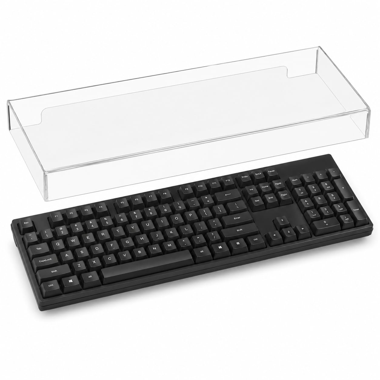 TOPBATHY Protector De Teclado Transparente Cubierta del Teclado Funda Protectora Resistente a Rayones Lavable y Cómodo